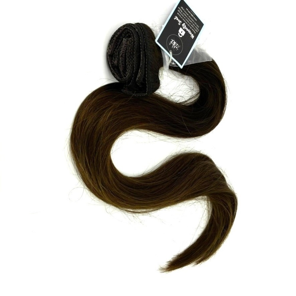 ZALA 24" 5pc Clip In Remy Hair Extensions Chocolate Swirl #2/6 120g NWT